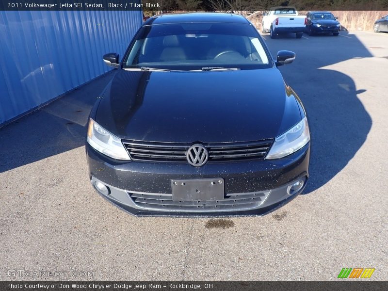 Black / Titan Black 2011 Volkswagen Jetta SEL Sedan
