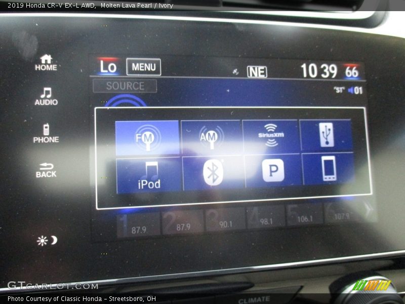 Molten Lava Pearl / Ivory 2019 Honda CR-V EX-L AWD