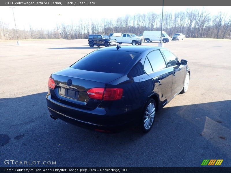 Black / Titan Black 2011 Volkswagen Jetta SEL Sedan