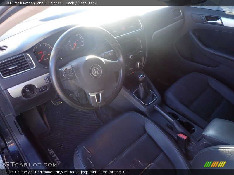 Black / Titan Black 2011 Volkswagen Jetta SEL Sedan