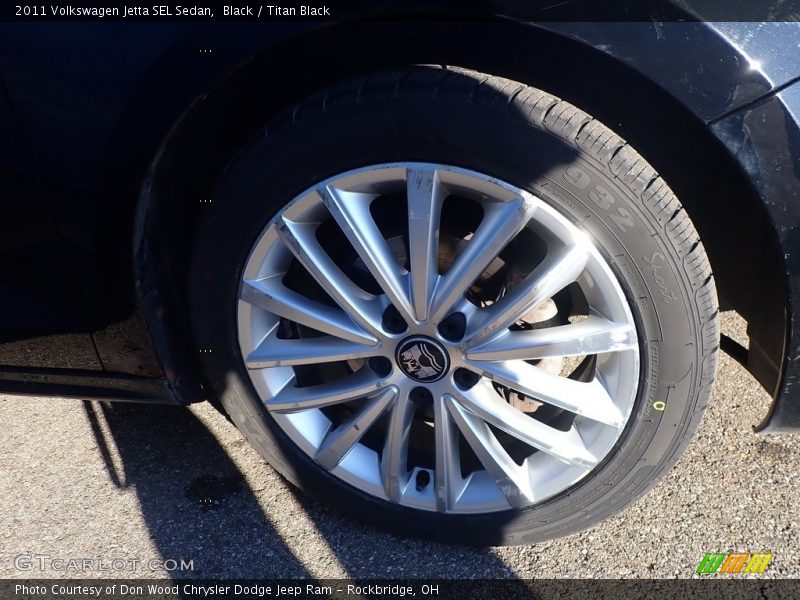 Black / Titan Black 2011 Volkswagen Jetta SEL Sedan