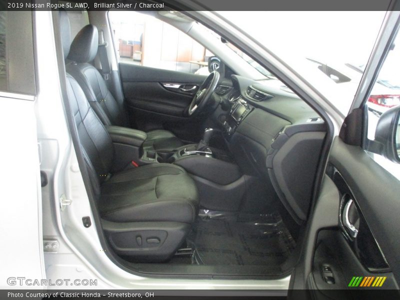 Brilliant Silver / Charcoal 2019 Nissan Rogue SL AWD