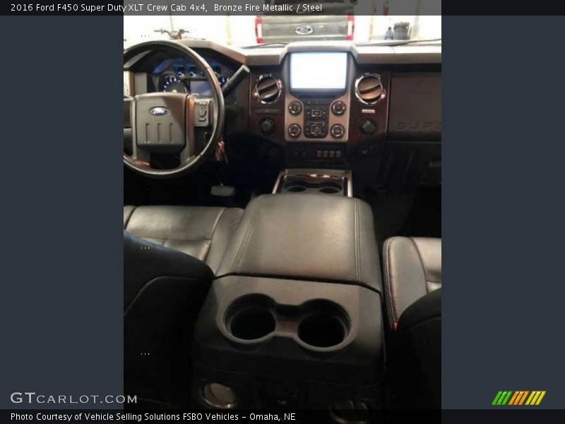 Bronze Fire Metallic / Steel 2016 Ford F450 Super Duty XLT Crew Cab 4x4