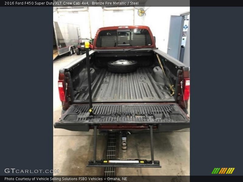 Bronze Fire Metallic / Steel 2016 Ford F450 Super Duty XLT Crew Cab 4x4