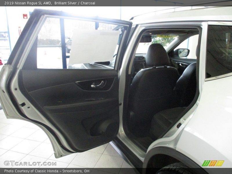 Brilliant Silver / Charcoal 2019 Nissan Rogue SL AWD
