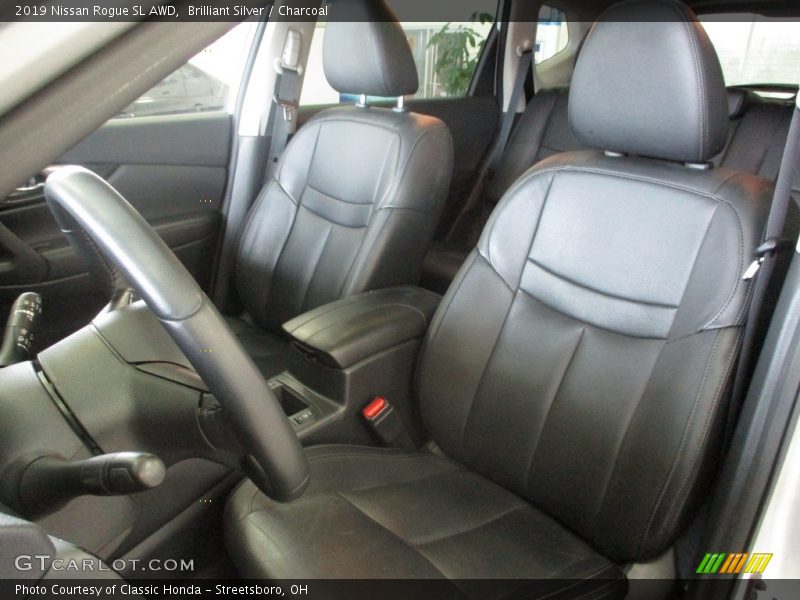 Brilliant Silver / Charcoal 2019 Nissan Rogue SL AWD