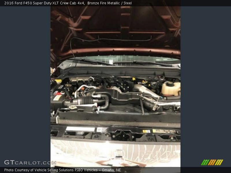 Bronze Fire Metallic / Steel 2016 Ford F450 Super Duty XLT Crew Cab 4x4