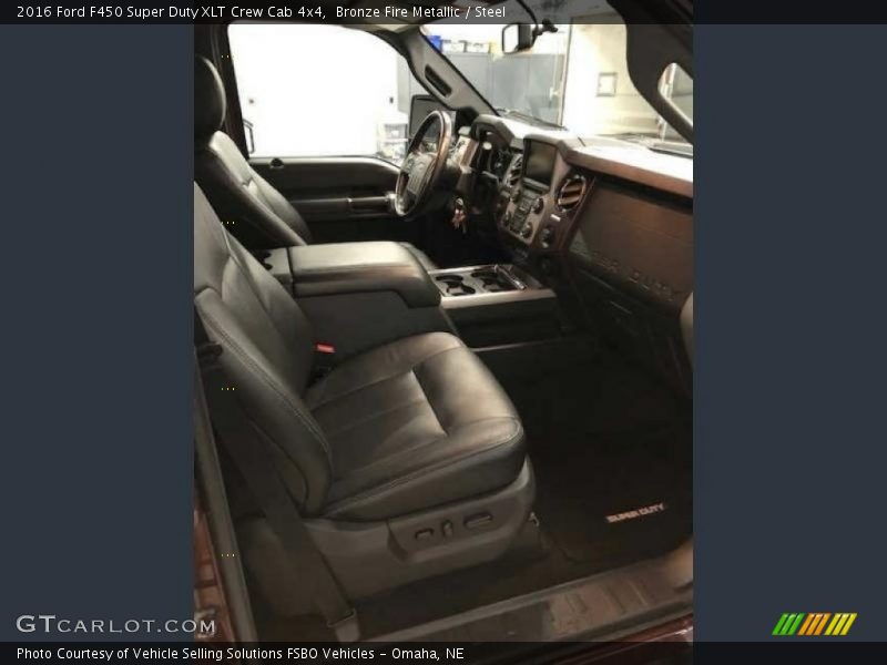 Bronze Fire Metallic / Steel 2016 Ford F450 Super Duty XLT Crew Cab 4x4