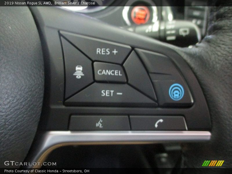 Brilliant Silver / Charcoal 2019 Nissan Rogue SL AWD