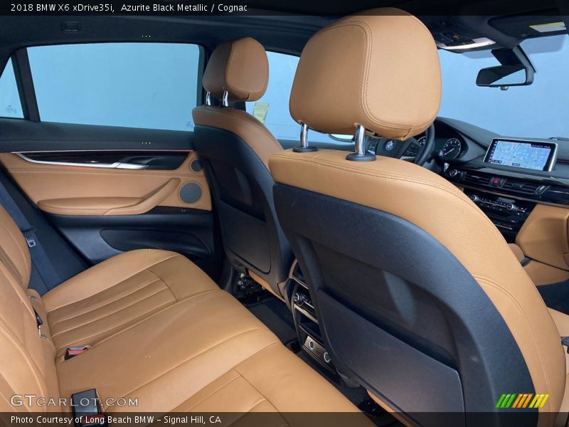 Azurite Black Metallic / Cognac 2018 BMW X6 xDrive35i