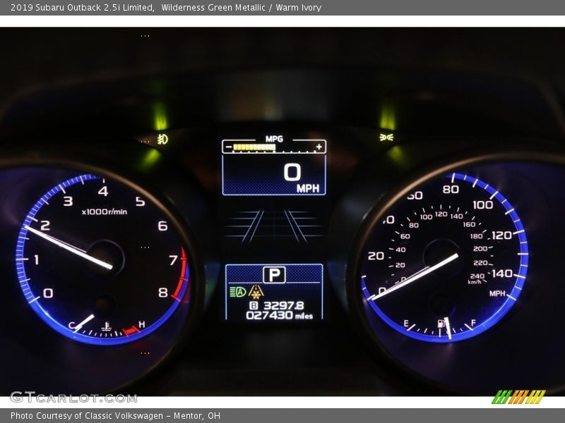 Wilderness Green Metallic / Warm Ivory 2019 Subaru Outback 2.5i Limited