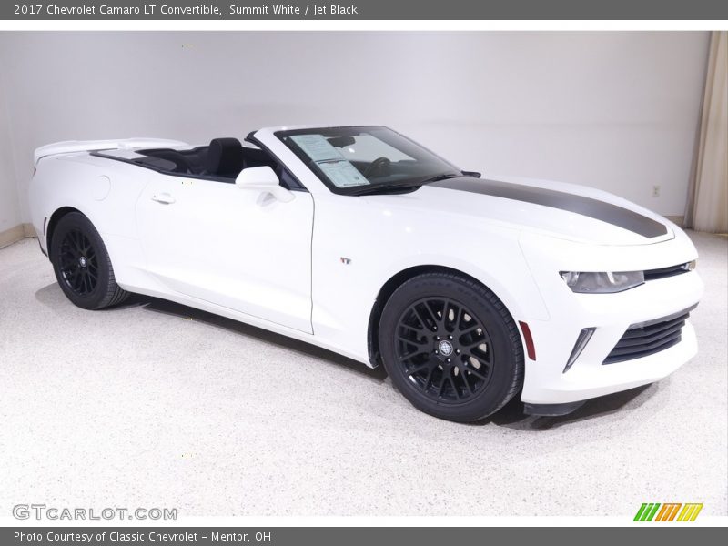 Summit White / Jet Black 2017 Chevrolet Camaro LT Convertible