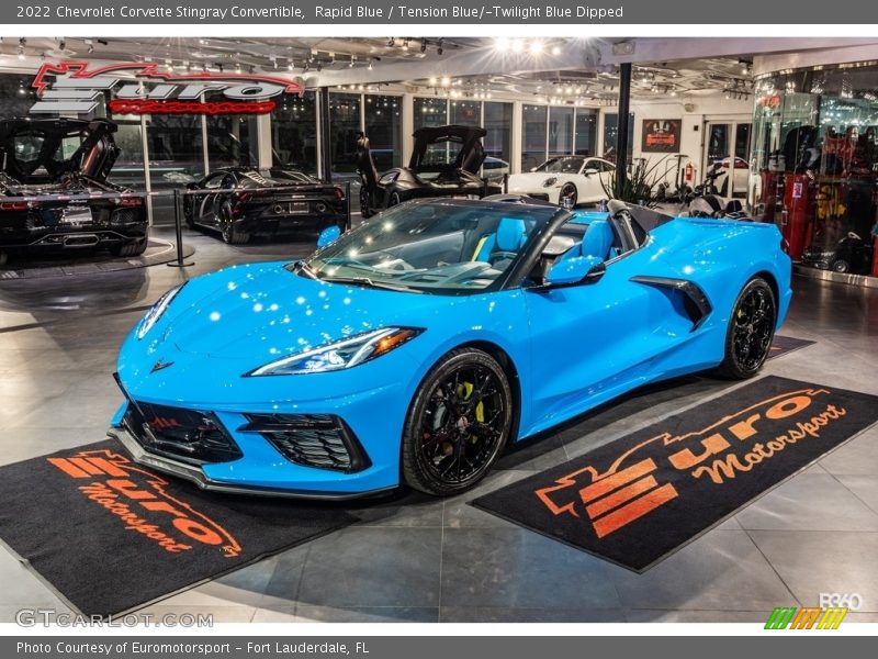Front 3/4 View of 2022 Corvette Stingray Convertible