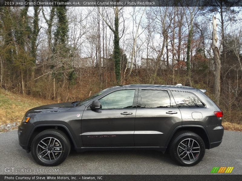 Granite Crystal Metallic / Ruby Red/Black 2019 Jeep Grand Cherokee Trailhawk 4x4