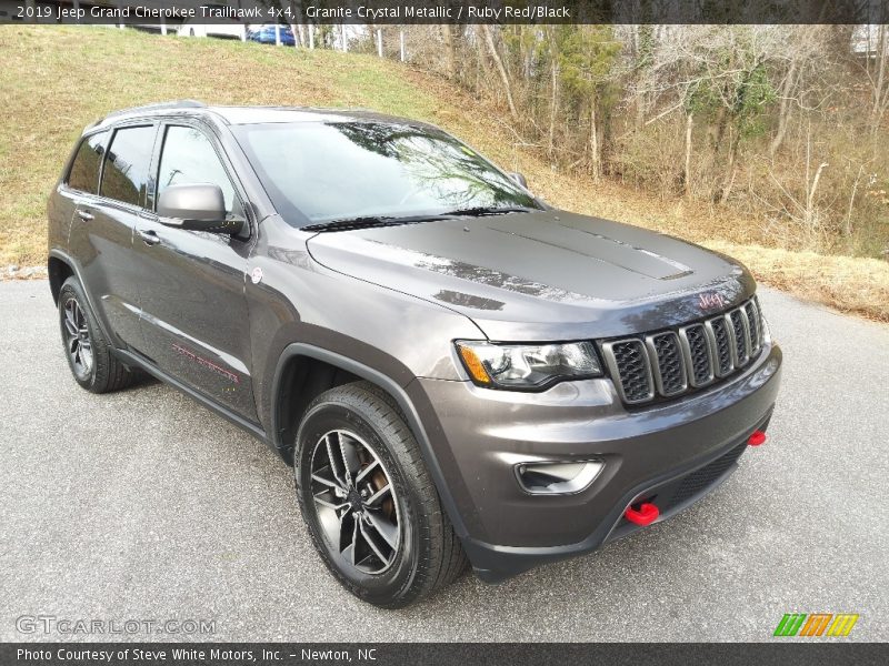 Granite Crystal Metallic / Ruby Red/Black 2019 Jeep Grand Cherokee Trailhawk 4x4