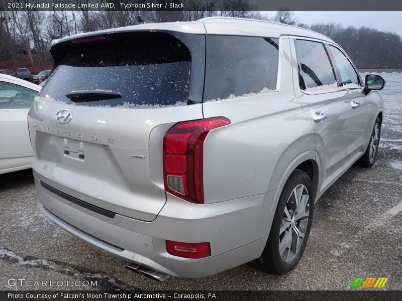 Typhoon Silver / Black 2021 Hyundai Palisade Limited AWD