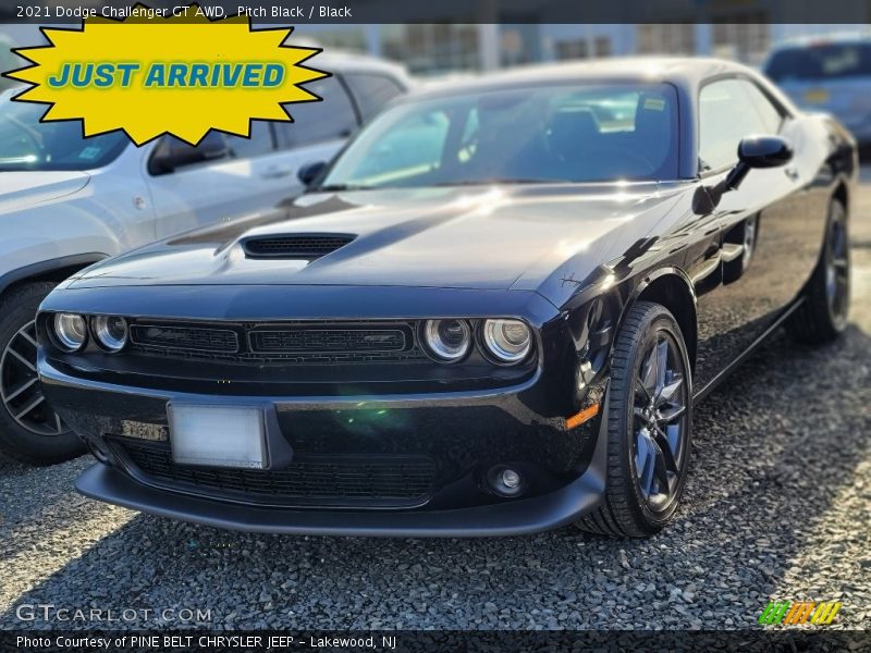 Pitch Black / Black 2021 Dodge Challenger GT AWD