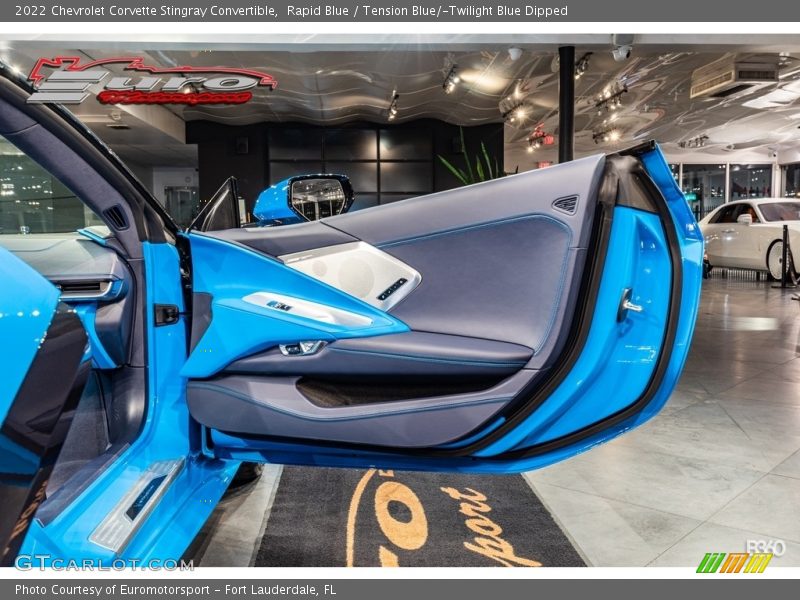 Door Panel of 2022 Corvette Stingray Convertible