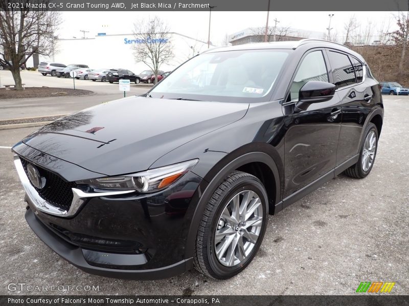 Jet Black Mica / Parchment 2021 Mazda CX-5 Grand Touring AWD