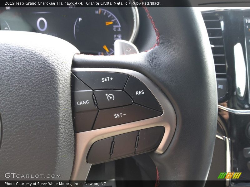 Granite Crystal Metallic / Ruby Red/Black 2019 Jeep Grand Cherokee Trailhawk 4x4