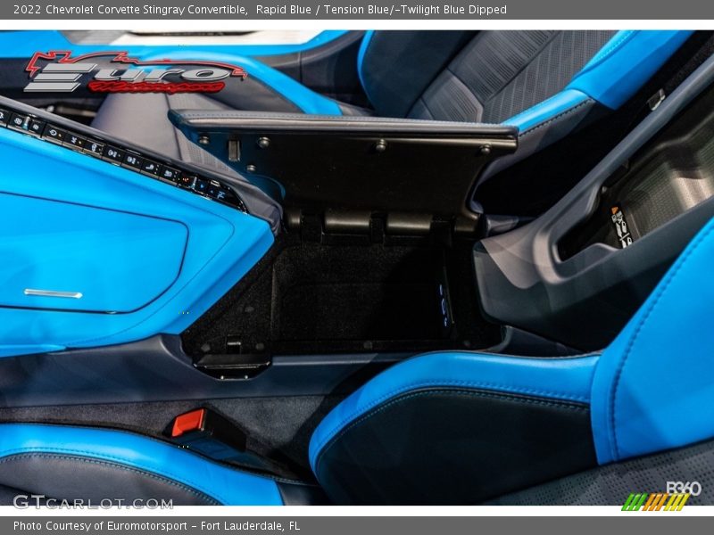 Rapid Blue / Tension Blue/­Twilight Blue Dipped 2022 Chevrolet Corvette Stingray Convertible