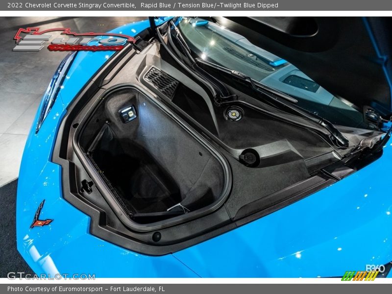 Rapid Blue / Tension Blue/­Twilight Blue Dipped 2022 Chevrolet Corvette Stingray Convertible