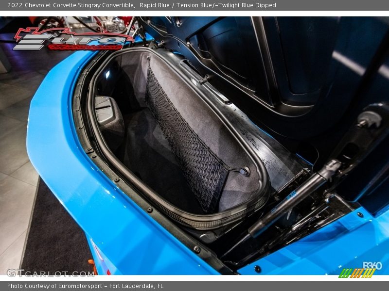 Rapid Blue / Tension Blue/­Twilight Blue Dipped 2022 Chevrolet Corvette Stingray Convertible