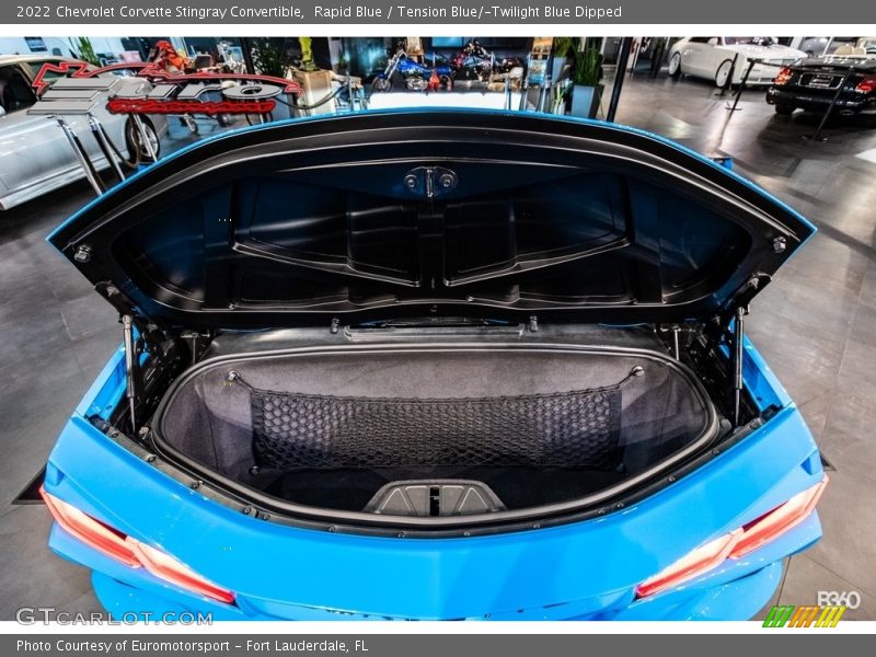 Rapid Blue / Tension Blue/­Twilight Blue Dipped 2022 Chevrolet Corvette Stingray Convertible