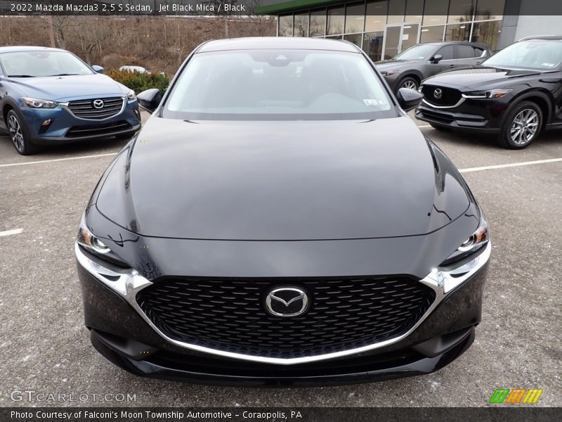 Jet Black Mica / Black 2022 Mazda Mazda3 2.5 S Sedan