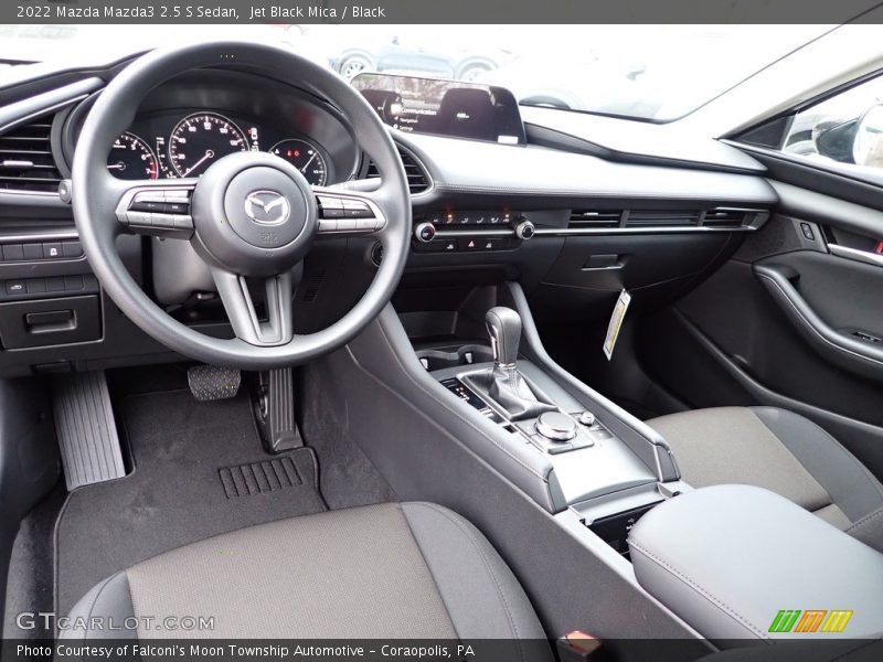  2022 Mazda3 2.5 S Sedan Black Interior