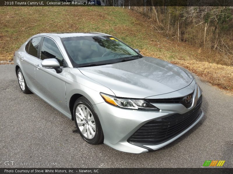 Celestial Silver Metallic / Ash 2018 Toyota Camry LE