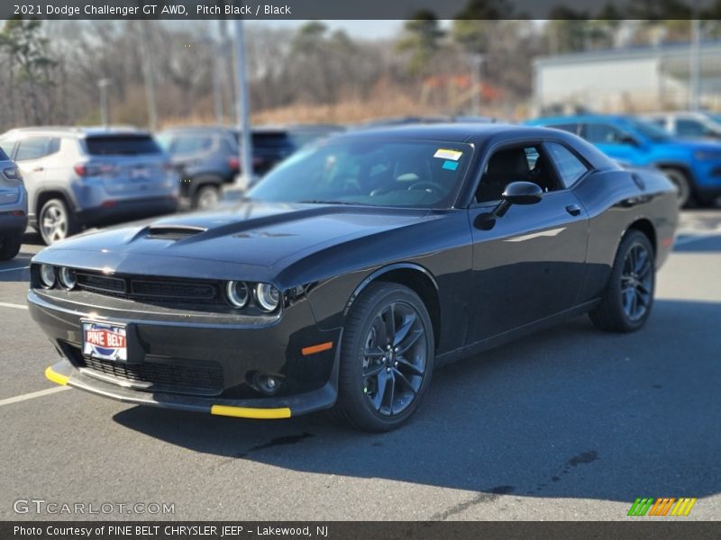 Pitch Black / Black 2021 Dodge Challenger GT AWD