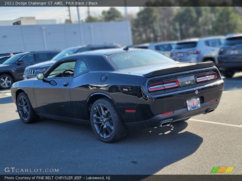 Pitch Black / Black 2021 Dodge Challenger GT AWD