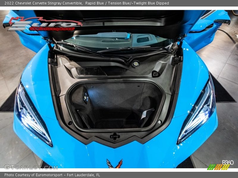 Rapid Blue / Tension Blue/­Twilight Blue Dipped 2022 Chevrolet Corvette Stingray Convertible