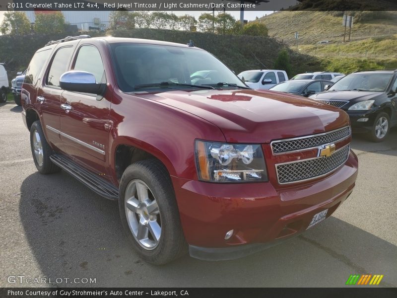 Red Jewel Tintcoat / Light Cashmere/Dark Cashmere 2011 Chevrolet Tahoe LTZ 4x4