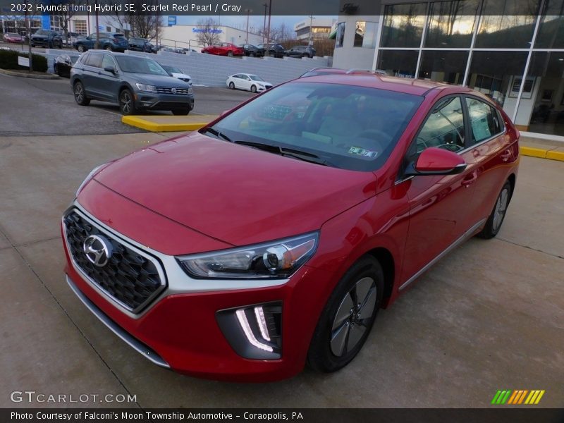 Scarlet Red Pearl / Gray 2022 Hyundai Ioniq Hybrid SE