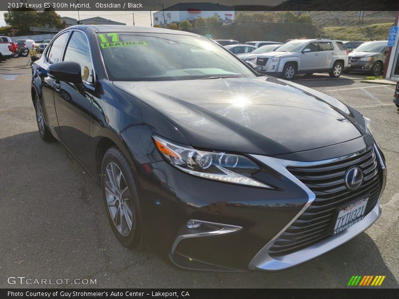 Obsidian / Black 2017 Lexus ES 300h Hybrid