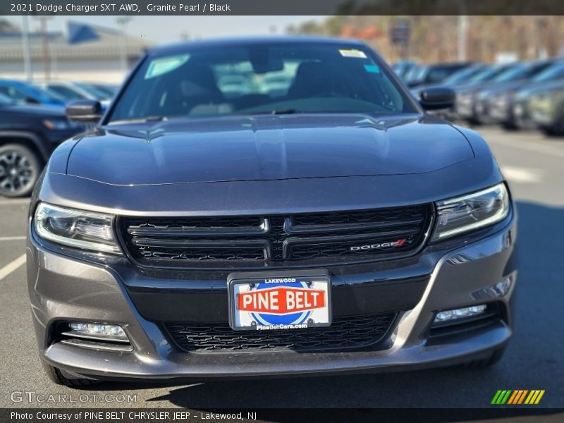 Granite Pearl / Black 2021 Dodge Charger SXT AWD
