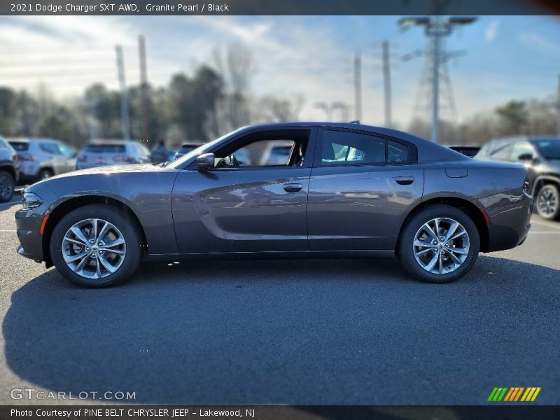 Granite Pearl / Black 2021 Dodge Charger SXT AWD