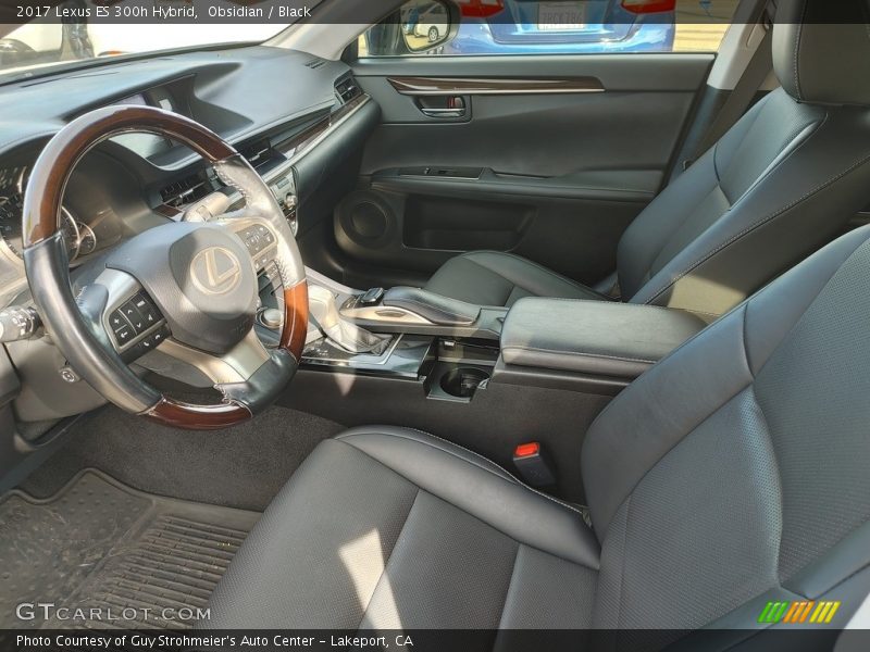 Obsidian / Black 2017 Lexus ES 300h Hybrid