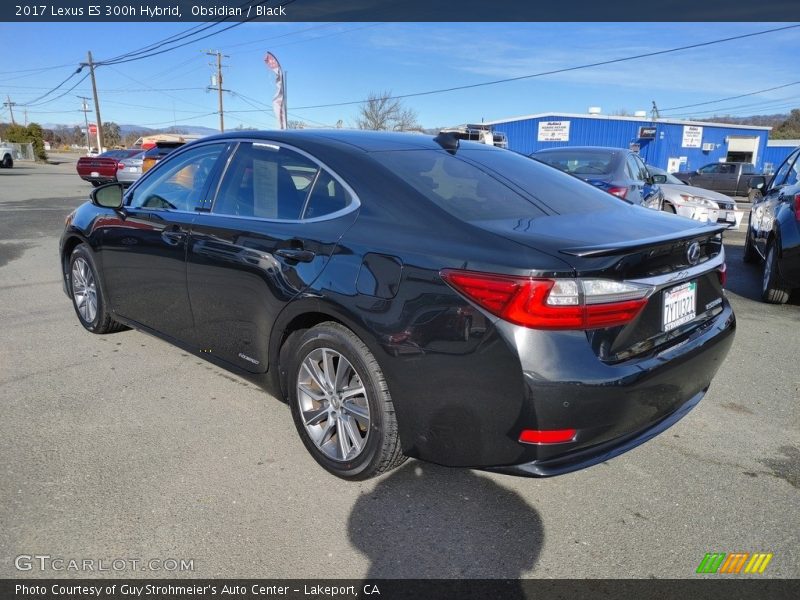 Obsidian / Black 2017 Lexus ES 300h Hybrid