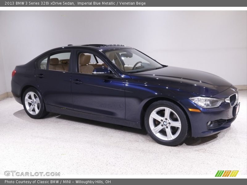 Imperial Blue Metallic / Venetian Beige 2013 BMW 3 Series 328i xDrive Sedan