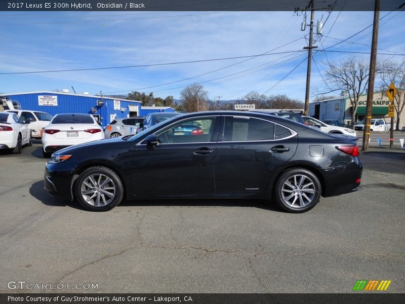Obsidian / Black 2017 Lexus ES 300h Hybrid