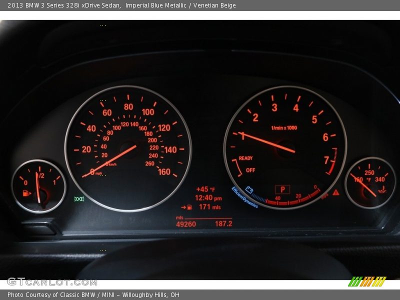 Imperial Blue Metallic / Venetian Beige 2013 BMW 3 Series 328i xDrive Sedan