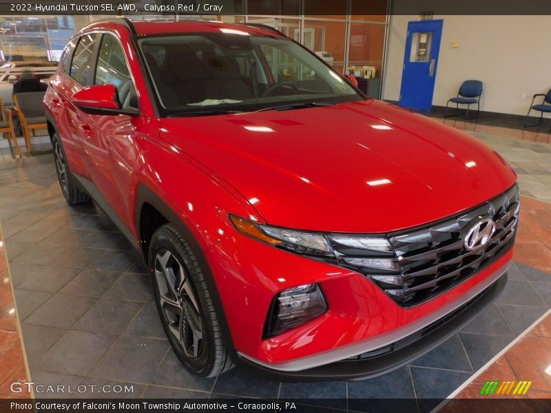Front 3/4 View of 2022 Tucson SEL AWD
