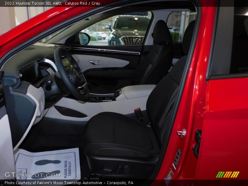 Calypso Red / Gray 2022 Hyundai Tucson SEL AWD