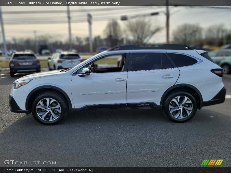 Crystal White Pearl / Warm Ivory 2020 Subaru Outback 2.5i Limited