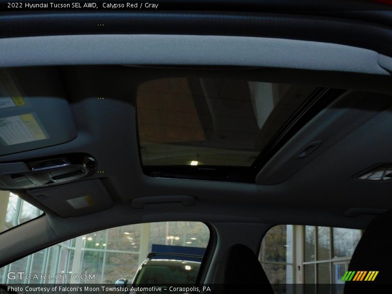 Calypso Red / Gray 2022 Hyundai Tucson SEL AWD