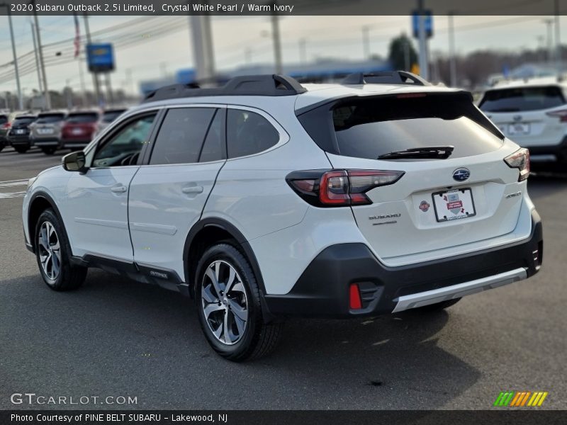 Crystal White Pearl / Warm Ivory 2020 Subaru Outback 2.5i Limited