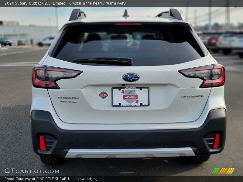 Crystal White Pearl / Warm Ivory 2020 Subaru Outback 2.5i Limited
